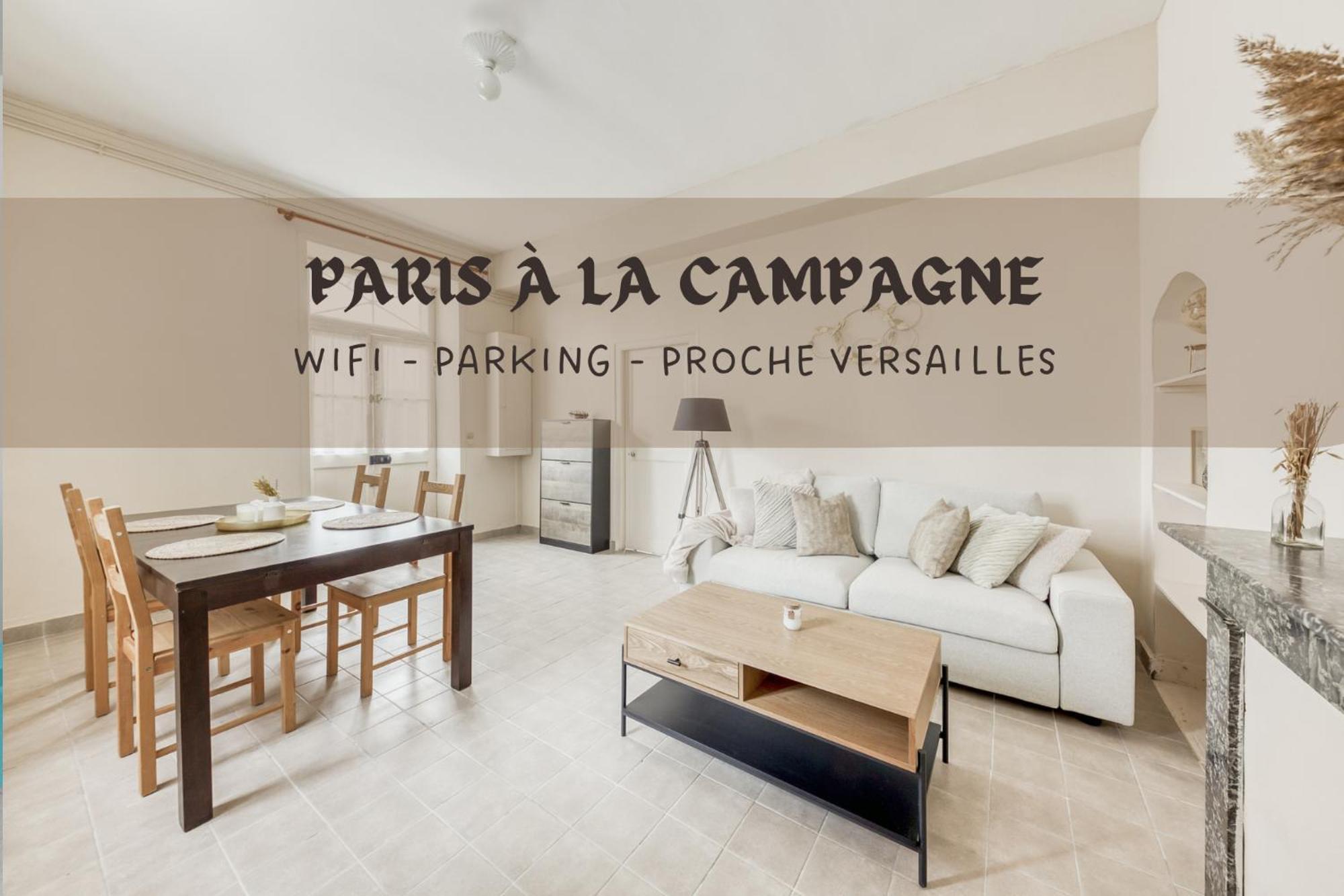 Paris A La Campagne-Parking Gratuit-Proche Versailles La Queue-les-Yvelines Eksteriør bilde